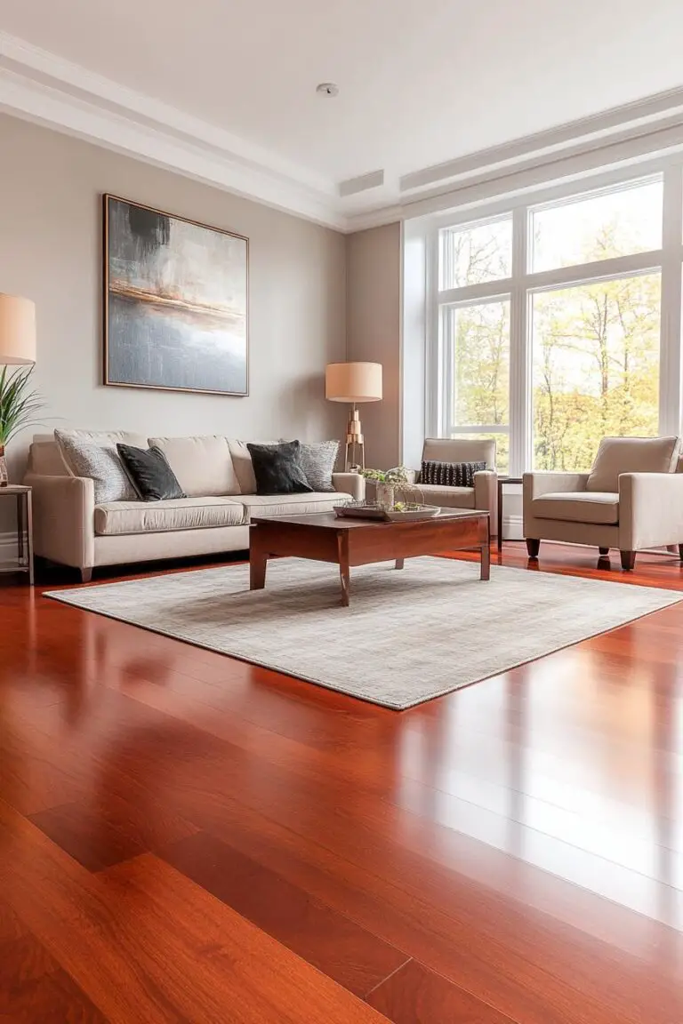 12 Paint Colors that Go with Cherry Wood Floors, and Trim